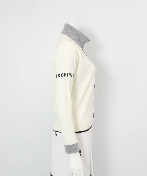 archivio(アルチビオ)の「<LADIES>フロントラインニットソー(Tシャツ/カットソー・レディース・ブラック/ホワイト×ブラウン/ホワイト×グレー/ピンク・S/M/L)」の10枚目の写真