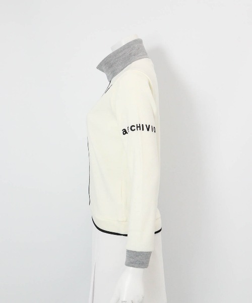 archivio(アルチビオ)の「<LADIES>フロントラインニットソー(Tシャツ/カットソー・レディース・ブラック/ホワイト×ブラウン/ホワイト×グレー/ピンク・S/M/L)」の12枚目の写真