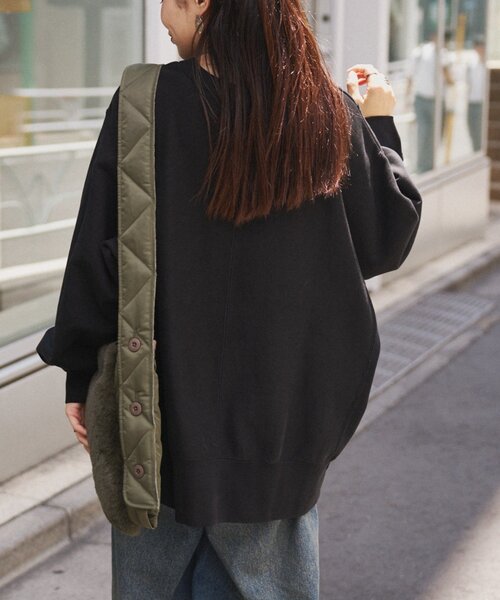 etsinta(エシンタ)の「etsintaリメイクスキッパースウェット(スウェット・レディース・ライトグレー/ブラック/レッド・ONE SIZE)」の19枚目の写真