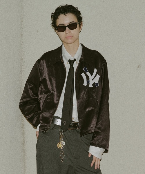 Jieda（ジエダ）の「NY VINTAGE JACKET（ブルゾン・メンズ・ネイビー/ブラック・1/2）」の2枚目の写真