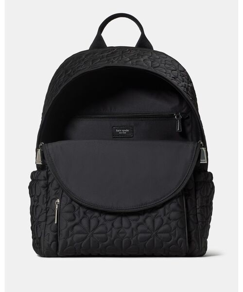 kate spade new york（ケイトスペード ニューヨーク）の「ティリー キルテッド バックパック（バックパック/リュック・レディース・ブラック・ONESIZE）」の4枚目の写真
