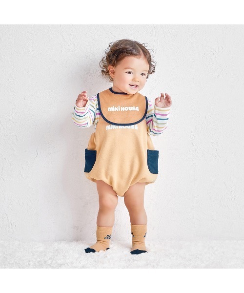 MIKI HOUSE（ミキハウス）の「【WEB限定】スタイ（スタイ/よだれかけ・キッズ・ブラック/ラベンダー/ロイヤルブルー/ベージュ・ONE SIZE）」の16枚目の写真