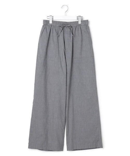 セール】【SLOW/一部店舗限定】ライトタンブラータフタ ワイド パンツ