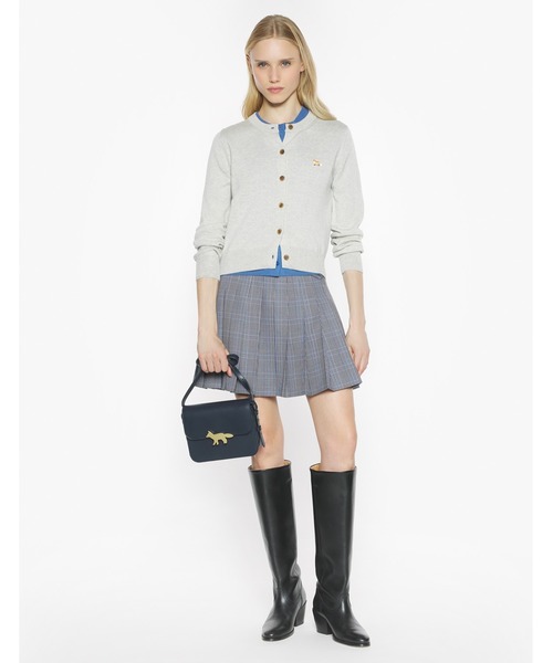 Maison Kitsune（メゾンキツネ）の「BABY FOX MERINO REGULAR CARDIGAN（カーディガン/ボレロ・レディース・ライトベージュ/ブラック/ライトグレー/アイボリー・L/M/S/XS）」の9枚目の写真