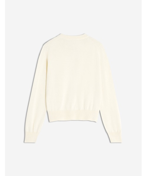 Maison Kitsune（メゾンキツネ）の「BABY FOX MERINO REGULAR CARDIGAN（カーディガン/ボレロ・レディース・ライトベージュ/ブラック/ライトグレー/アイボリー・L/M/S/XS）」の19枚目の写真