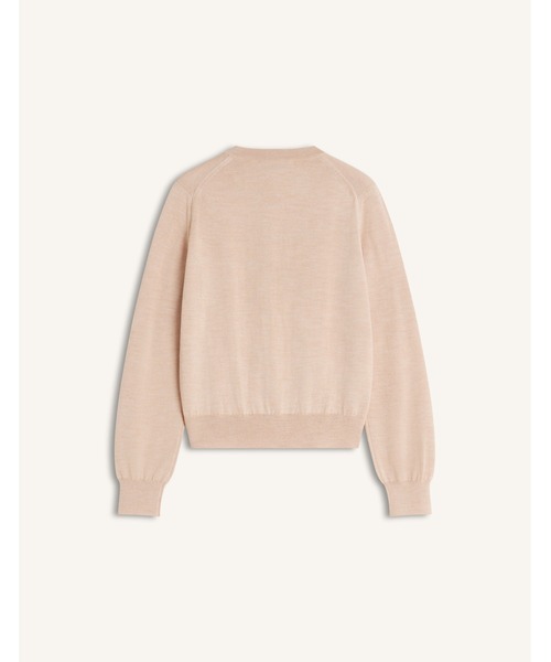 Maison Kitsune（メゾンキツネ）の「BABY FOX MERINO REGULAR CARDIGAN（カーディガン/ボレロ・レディース・ライトベージュ/ブラック/ライトグレー/アイボリー/オフホワイト/ベージュ・L/M/S/XS）」の14枚目の写真