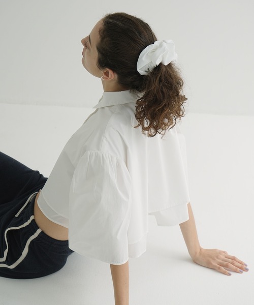 CLANE(クラネ)の「LOGO SCRUNCHIE(シュシュ・レディース・ホワイト/ブラック/グレー・FREE)」の16枚目の写真