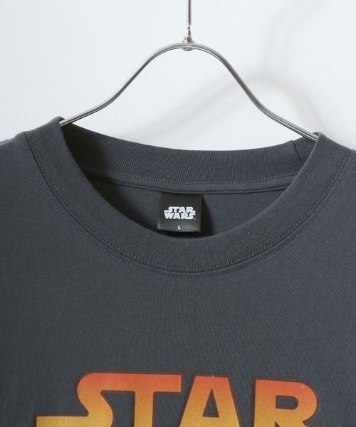STAR WARS(スターウォーズ)の「STARWARS/スターウォーズ EPISODEⅠフォト ポスター エンドロールプリントロンT 長袖 ロングスリーブTシャツ レディース メンズ(Tシャツ/カットソー・メンズ・ブラック系その他/スミクロ・LL/M/L)」の7枚目の写真
