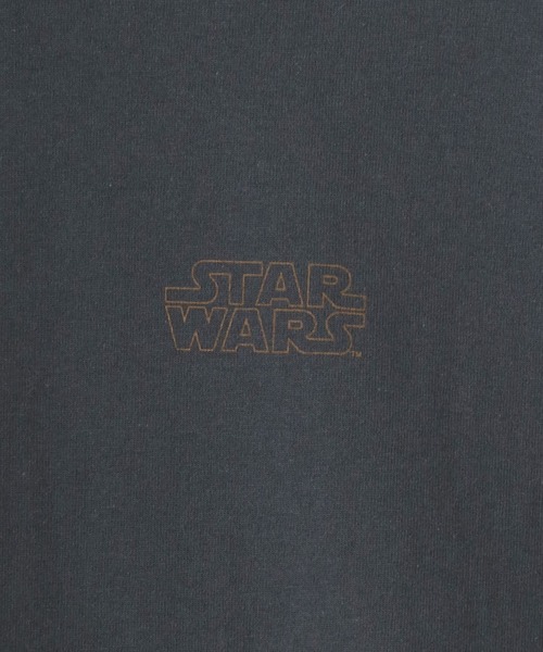 STAR WARS(スターウォーズ)の「STARWARS/スターウォーズ EPISODEⅠフォト ポスター エンドロールプリントロンT 長袖 ロングスリーブTシャツ レディース メンズ(Tシャツ/カットソー・メンズ・ブラック系その他/スミクロ・LL/M/L)」の12枚目の写真