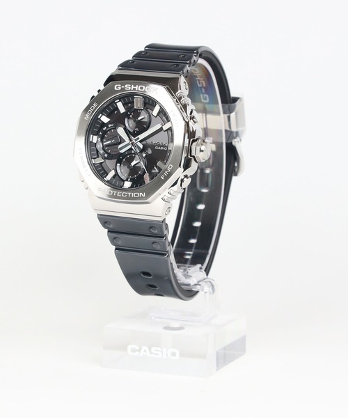 G-SHOCK(ジーショック)の「フルメタルクロノグラフ / スマートフォンリンク / GMC-B2100Y-1AJF(アナログ腕時計・メンズ・ブラック×シルバー・FREE)」の12枚目の写真