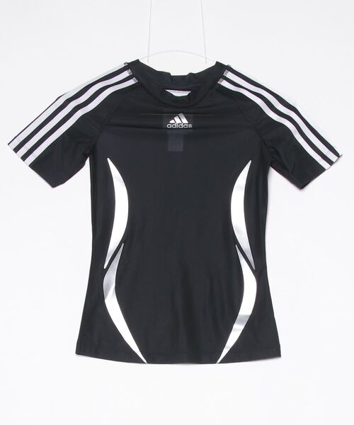 adidas（アディダス）の「Adilenium シーズン 4 チームガイスト タイト シアー Tシャツ / アディダスオリジナルス adidas Originals（Tシャツ/カットソー・レディース・ブラック・3XL/MEDIUM/SMALL/LARGE/XX-LARGE/X-LARGE/X-SMALL）」の7枚目の写真