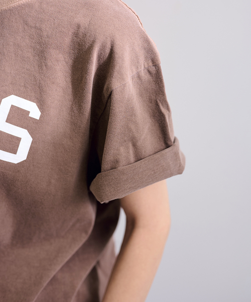 FRAMeWORK(フレームワーク)の「≪追加≫GULFCOAST SPORTSWEAR 別注CREW TEE 2(Tシャツ/カットソー・レディース・ブラック/ブラウン/ボルドー・FREE)」の5枚目の写真