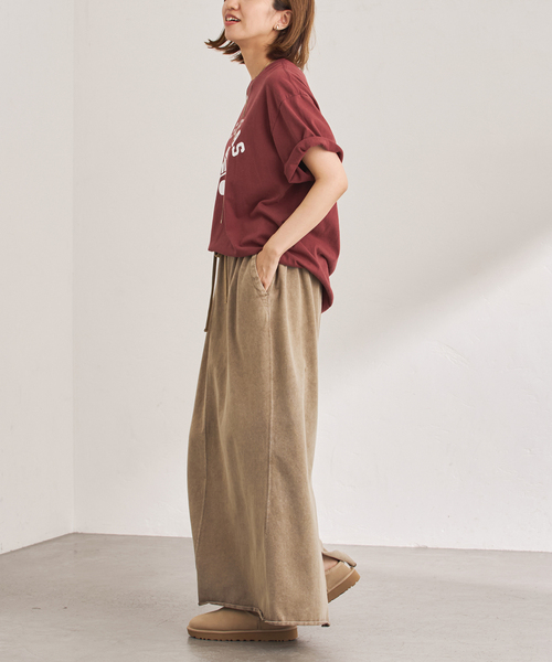 FRAMeWORK(フレームワーク)の「≪追加≫GULFCOAST SPORTSWEAR 別注CREW TEE 2(Tシャツ/カットソー・レディース・ブラック/ブラウン/ボルドー・FREE)」の8枚目の写真