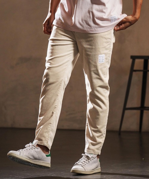 wjk reluxe(ダブルジェーケーリラックス)の「mp13952-stretch corduroy slim pants スリムパンツ(WR25W-21)(その他パンツ・メンズ・チャコール/サンドベージュ/アイボリー・L/M/S)」の4枚目の写真