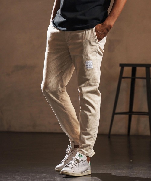 wjk reluxe(ダブルジェーケーリラックス)の「mp13952-stretch corduroy slim pants スリムパンツ(WR25W-21)(その他パンツ・メンズ・チャコール/サンドベージュ/アイボリー・L/M/S)」の5枚目の写真