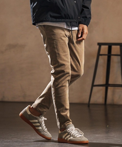 wjk reluxe(ダブルジェーケーリラックス)の「mp13952-stretch corduroy slim pants スリムパンツ(WR25W-21)(その他パンツ・メンズ・チャコール/サンドベージュ/アイボリー・L/M/S)」の13枚目の写真