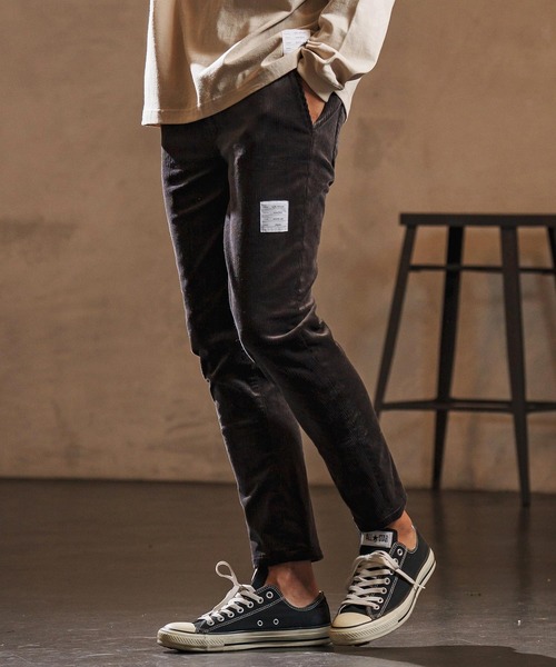 wjk reluxe(ダブルジェーケーリラックス)の「mp13952-stretch corduroy slim pants スリムパンツ(WR25W-21)(その他パンツ・メンズ・チャコール/サンドベージュ/アイボリー・L/M/S)」の20枚目の写真