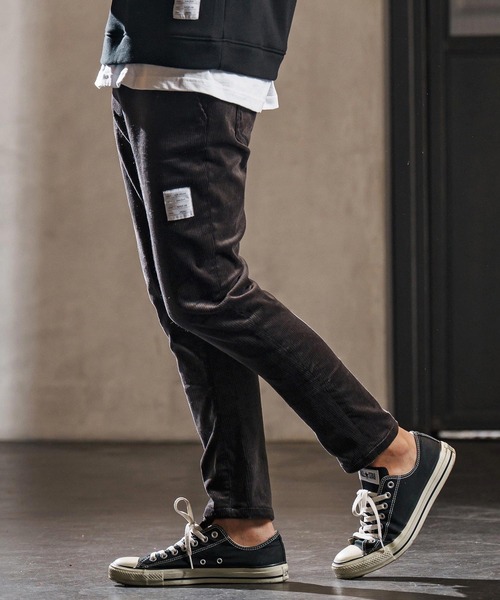 wjk reluxe(ダブルジェーケーリラックス)の「mp13952-stretch corduroy slim pants スリムパンツ(WR25W-21)(その他パンツ・メンズ・チャコール/サンドベージュ/アイボリー・L/M/S)」の21枚目の写真