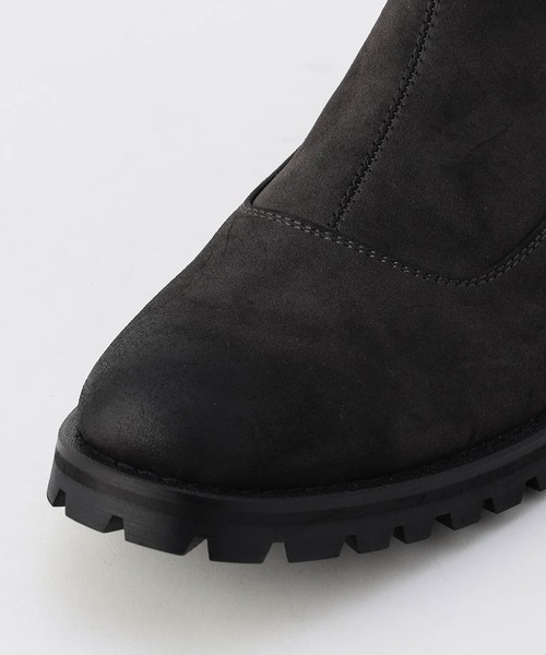 NICOLE CLUB FOR MEN（ニコルクラブフォーメン）の「サイドゴアタンクソールブーツ（ブーツ・メンズ・チャコール/シルバーグレー/ブラック・25.5cm/26.5cm/27.5cm）」の5枚目の写真