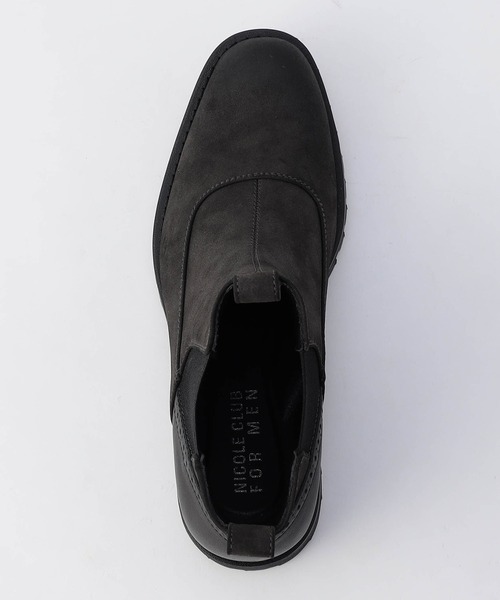 NICOLE CLUB FOR MEN（ニコルクラブフォーメン）の「サイドゴアタンクソールブーツ（ブーツ・メンズ・チャコール/シルバーグレー/ブラック・25.5cm/26.5cm/27.5cm）」の6枚目の写真