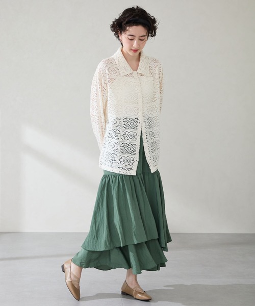 WA ORiental TRaffic（ダブルエーオリエンタルトラフィック）の「ゴムストラップフラットパンプス/52305（パンプス・レディース・グリーン/ベージュ/ブラック・40/41/42/37/38/39/34/35/36）」の19枚目の写真