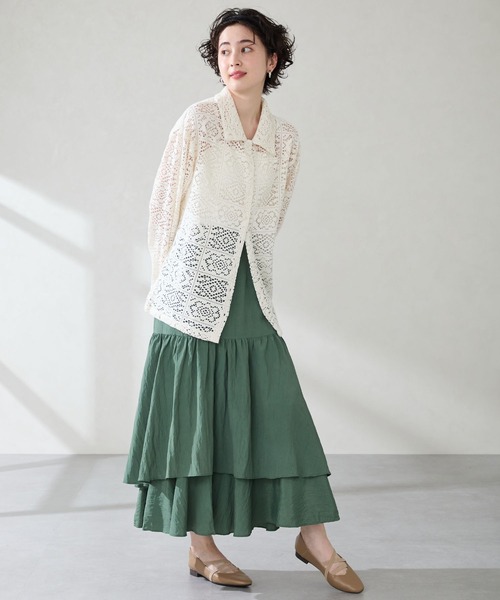 WA ORiental TRaffic（ダブルエーオリエンタルトラフィック）の「ゴムストラップフラットパンプス/52305（パンプス・レディース・グリーン/ベージュ/ブラック・40/41/42/37/38/39/34/35/36）」の21枚目の写真