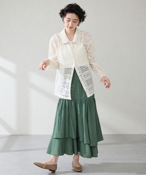 WA ORiental TRaffic（ダブルエーオリエンタルトラフィック）の「ゴムストラップフラットパンプス/52305（パンプス・レディース・グリーン/ベージュ/ブラック・40/41/42/37/38/39/34/35/36）」の22枚目の写真