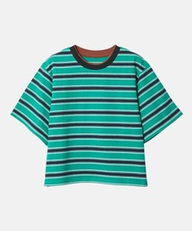 SALE★ルシェルブルー★Tシャツ LE CIEL BLEU tシャツ LE”フィットTシャツ / ”LE” Fitted T