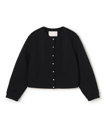 美品⭐︎Ballsey ボールジィのノーカラージャケット ブラックです。 BALLSEY（ボールジィ）の「コットンカットワークレース ノー