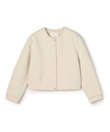 Ballsey ボールジィ　ノーカラージャケット　34　トゥモローランド ドライダブルクロス ノーカラージャケット｜トゥモローランド