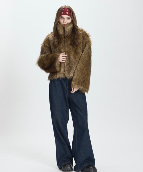 【新品未使用】ファージャケット【BENUA】 fur jacket/ファージャケット（その他アウター）｜BENUA（ベヌア）の