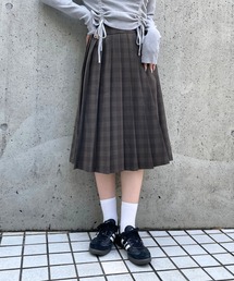 3.3 Field Trip  | 3.3 Field Trip／プリーツチェックミディスカート(スカート)