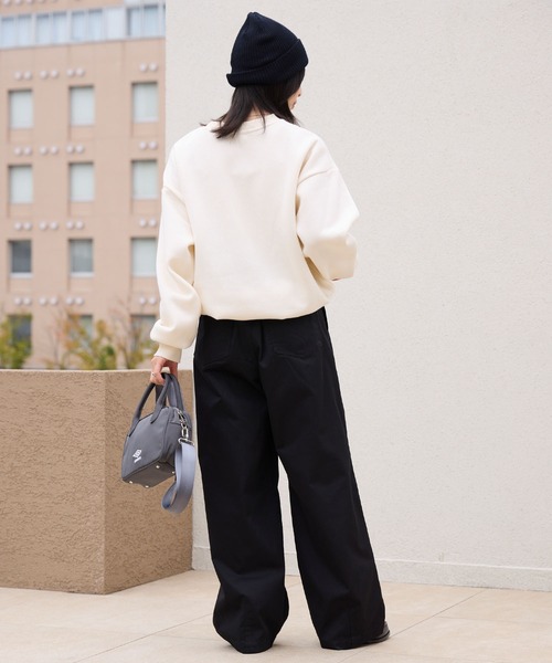 セール】ハイウエストワイドイージータックカーブパンツ〈マシン