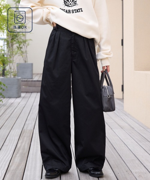 新品タグ付き　HER. ／ ハイウエストカーブパンツ 97632043b_b_121_500.jpg