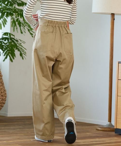 ハイウエストワイドイージータックカーブパンツ〈マシン