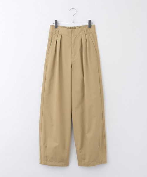 THE CRAFT CREW PRODUCTS(ザクラフトクループロダクツ)の「ハイウエストワイドイージータックカーブパンツ〈マシンウォッシャブル〉【THE CRAFT CREW PRODUCTS】(チノパンツ・レディース・ブラック/カーキ/チャコールグレー/ベージュ/ネイビー・S/M/L)」の18枚目の写真