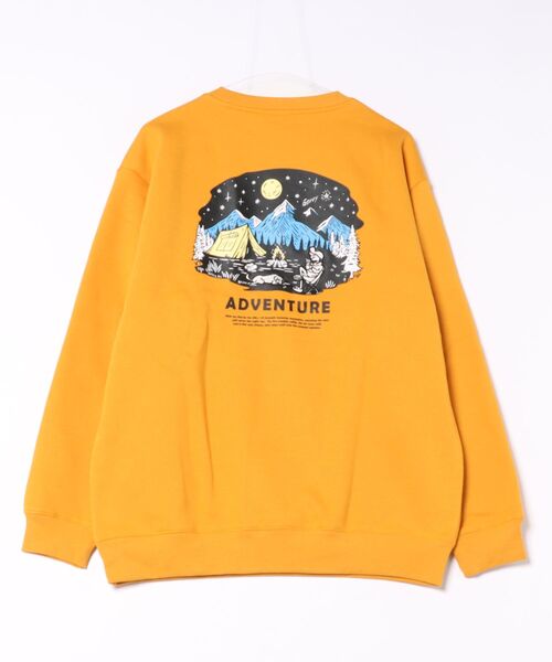 GERRY（ジェリー）の「GERRY / ジェリー 裏起毛 グラフィック バックプリント ワンポイント刺繍 スウェット アウトドアモチーフ（スウェット・メンズ・ブラック/アッシュグレー/ブラック系その他/ネイビー/マスタード/グレー系その他/ブラック系その他2・L/M/LL）」の12枚目の写真