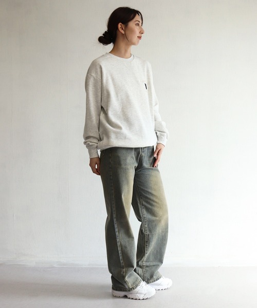 GERRY（ジェリー）の「GERRY 裏起毛 グラフィック バックプリント ワンポイント刺繍 スウェット ウルフ アウトドアモチーフ（スウェット・メンズ・ブラック/アッシュグレー/ブラック系その他/ネイビー・L/M/LL）」の19枚目の写真