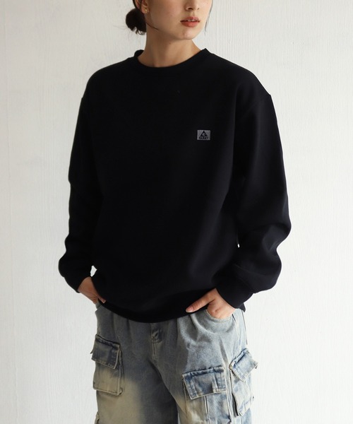 GERRY（ジェリー）の「GERRY 裏起毛 グラフィック バックプリント ワンポイント刺繍 スウェット ウルフ アウトドアモチーフ（スウェット・メンズ・ブラック/アッシュグレー/ブラック系その他/ネイビー・L/M/LL）」の5枚目の写真