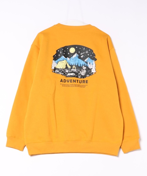 GERRY（ジェリー）の「GERRY / ジェリー 裏起毛 グラフィック バックプリント ワンポイント刺繍 スウェット アウトドアモチーフ（スウェット・メンズ・ブラック/アッシュグレー/ブラック系その他/ネイビー/マスタード/グレー系その他/ブラック系その他2・L/M/LL）」の18枚目の写真