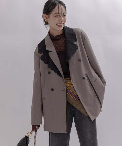 値下げ❤️【新品未使用】Eimee law 定価19.580円 リメイクロゴ ファスナースリット トップス Eimee Law│Eimee