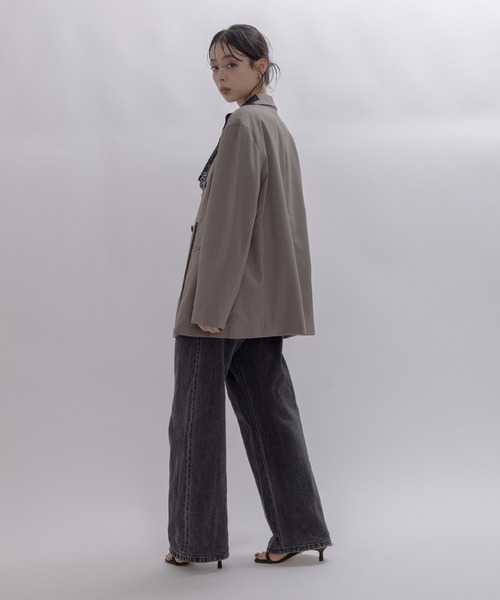 レースカラー ジップ ダブルジャケット Eimee Law│Eimee Law