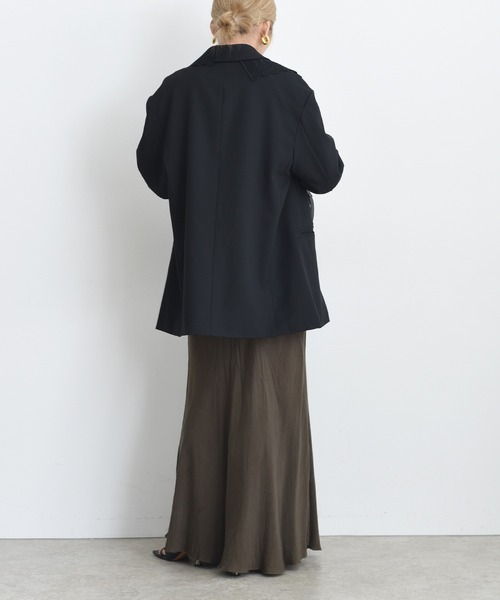 レースカラー ジップ ダブルジャケット Eimee Law│Eimee Law