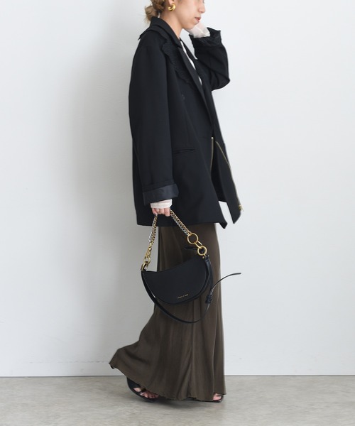 レースカラー ジップ ダブルジャケット Eimee Law│Eimee Law