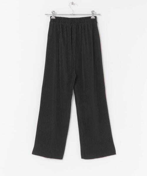 ITEMS URBANRESEARCH(アイテムズ アーバンリサーチ)の「プリーツシャーリングパンツ(その他パンツ・レディース・ブラック/グレー系その他/ブラウン・FREE)」の10枚目の写真