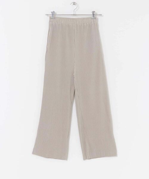 ITEMS URBANRESEARCH(アイテムズ アーバンリサーチ)の「プリーツシャーリングパンツ(その他パンツ・レディース・ブラック/グレー系その他/ブラウン・FREE)」の16枚目の写真