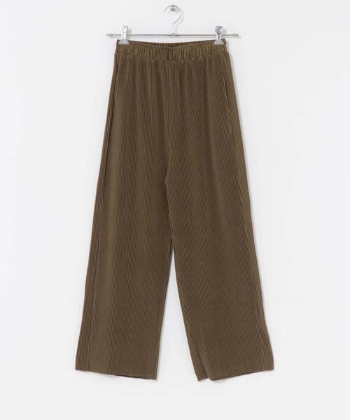 ITEMS URBANRESEARCH(アイテムズ アーバンリサーチ)の「プリーツシャーリングパンツ(その他パンツ・レディース・ブラック/グレー系その他/ブラウン・FREE)」の22枚目の写真