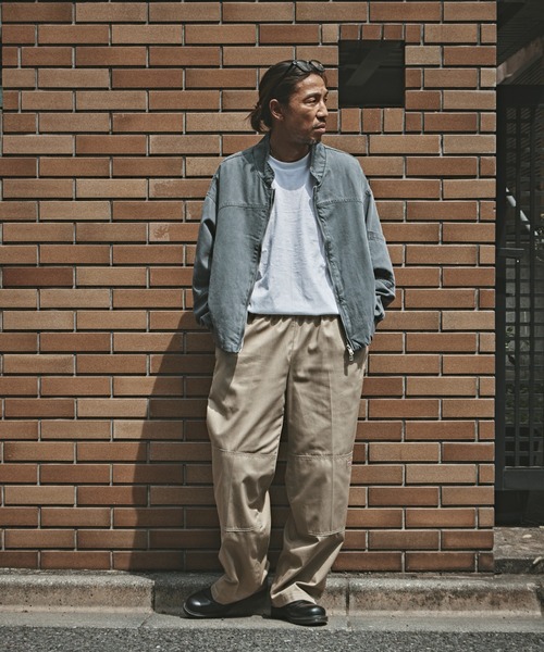 ALL RUNS(オールランズ)の「MA-1型 ジップアップブルゾン 冬服(ブルゾン・メンズ・グレー/ブラウン・M/L)」の19枚目の写真