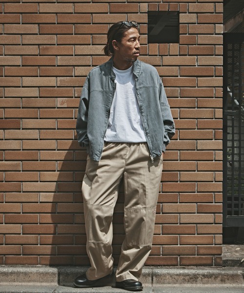 ALL RUNS(オールランズ)の「MA-1型 ジップアップブルゾン 冬服(ブルゾン・メンズ・グレー/ブラウン・M/L)」の20枚目の写真