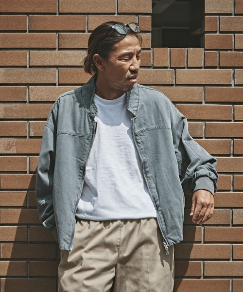 ALL RUNS(オールランズ)の「MA-1型 ジップアップブルゾン 冬服(ブルゾン・メンズ・グレー/ブラウン・M/L)」の14枚目の写真